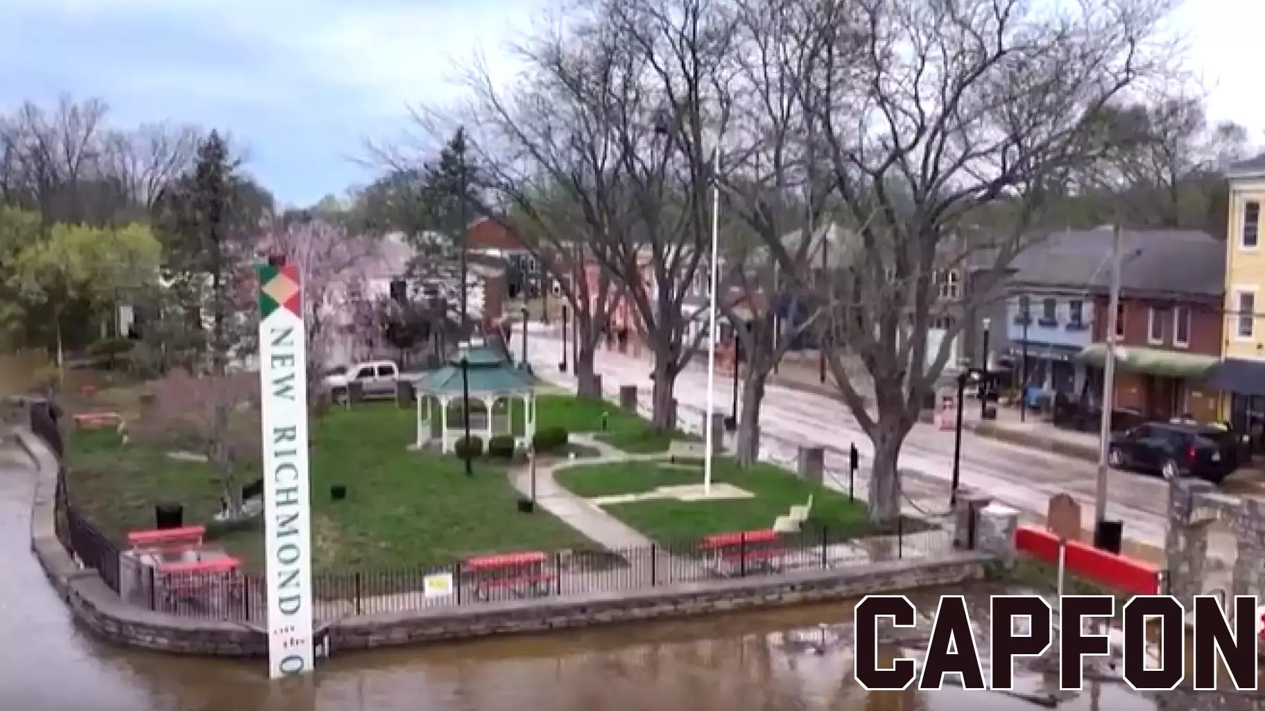 New Richmond's Business District Reopens as Floodwaters Subside